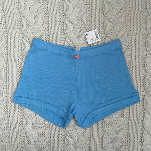 NWT - Free People Intimately Ribbed Pajama Shorts - Picture 1 of 7